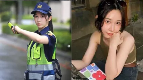网红女警